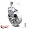 Service Caster 5 Inch Semi Steel Wheel Swivel 1/2 Inch Threaded Stem Caster with Brake SCC SCC-TS20S514-SSS-TLB-121315 - alternate 5
